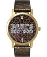 Buy Pauls Boutique Ladies Leopard Gold Watch online