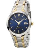 Buy Accurist Mens Core Urban Navy Silver Gold Watch online