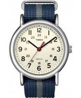 Buy Timex Mens Indiglo WEEKENDER Blue Grey Watch online