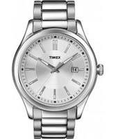 Buy Timex Mens Style Silver Tone Watch online