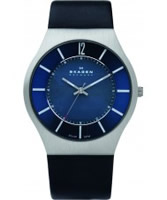 Buy Skagen Mens Steel Blue Solar Watch online