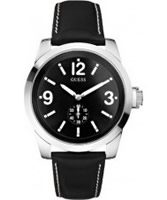 Buy Guess Mens ZOOM All Black Watch online